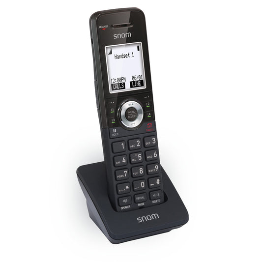SNOM M10 Office Handset, Headset Connectable, Backlit Keypad, Long Standby time, Advanced Audio Quality **IPS-M10-PP** 00004452
