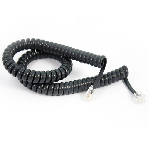 Yealink CAB-T27/9 Spiral Curly Cable for Handset T27 and T29, RJ9 (4P4 ...
