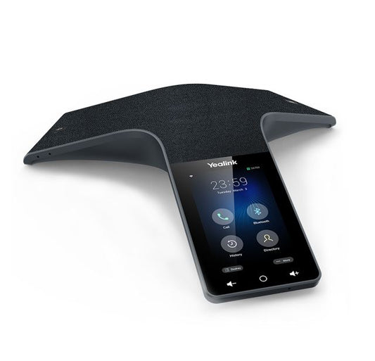 Yealink CP925 HD IP Conference Phone for Small to Medium Conference Rooms, 7 Microphone Array, 360 Voice Pickup, HD Audio, 4' Color Touch Screen, BYOD CP925