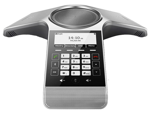 Yealink Wireless DECT Conference Phone CP930W, based on the reliable and secure DECT technology, is designed for Small/Medium Board Rooms CP930W