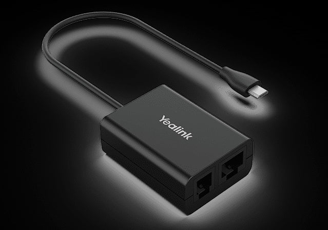 Yealink EHS60 WH6X DECT, Wireless Headset Adapter for WH6x Yealink headsets, USB, Plug And Play EHS60