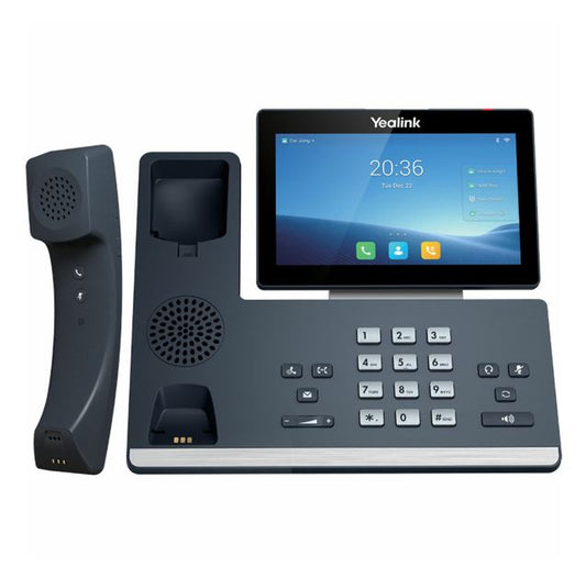 Yealink T58WP 16 Line IP HD Android Phone, colour touch screen, BT Handset (BTH58), HD voice, Dual Gig Ports, Built in Bluetooth & WiFi, USB 2.0 Port SIP-T58WP