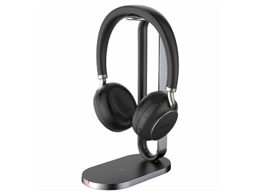 Yealink TEAMS-BH76-CH-BL-C Teams Certified Bluetooth Wireless Stereo Headset, Black, ANC, USB-C, Includes Charging Stand, Rectractable Microphone TEAMS-BH76-CH-BL-C