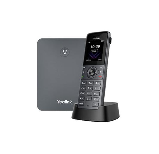 Yealink W73P High-Performance IP DECT Solution including W73H Handset and W70B Base Station, Up to 20 simultaneous calls, Flexible Noise Reduction W73P