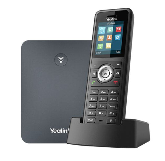 Yealink W79P DECT Solution including W70B Base Station and 1x W59R Handset, IP67 professional ruggedized SIP cordless phone system W79P