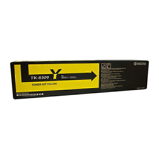 Kyocera TK8309Y Yellow Toner 15,000 pages - TK-8309Y