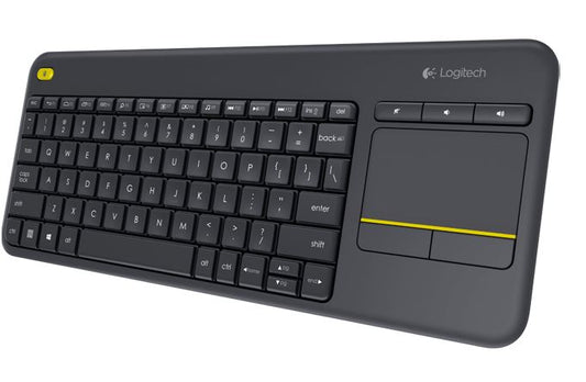 Logitech K400 Plus Wireless Keyboard with Touchpad & Entertainment Media Keys Tiny USB Unifying receiver for HTPC connected TVs ~KBLT-K830BT 920-007165