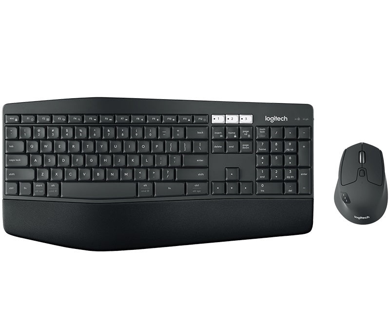 Logitech MK850 Wireless Desktop Keyboard Mouse Combo 3 year battery Incurve keys Low profile Cushioned palm rest ~920-002510 KBLT-MK710 KBLT-MX800 920-008233