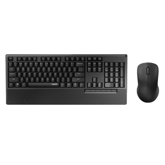 RAPOO X1960 Wireless Mouse and Keyboard Combo with Palm Res -1000DPI, Wireless 2.4G, 10m Range, Spill Resistant, Plug-and-Play X1960