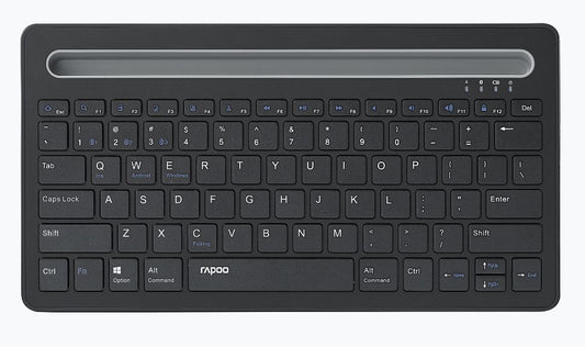 RAPOO XK100 Bluetooth Wireless Keyboard - Switch Between Multiple Devices, Computer, Tablet and SmartPhone XK100
