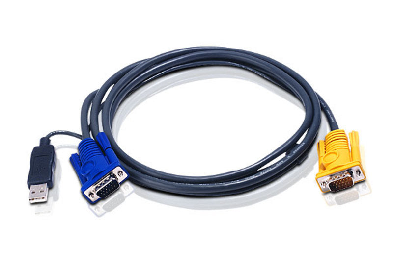 Aten KVM Cable 1.8m with 3 in 1 SPHD to VGA & USB 2L-5202UP