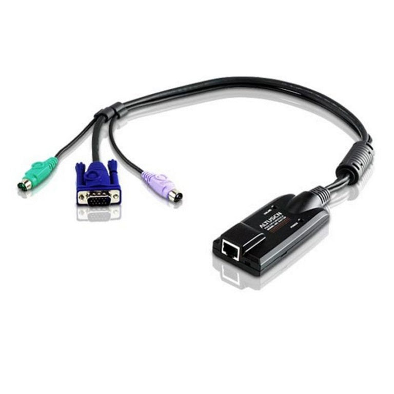 Aten KVM Cable Adapter with RJ45 to VGA & PS/2 for KH, KL, KM and KN series KA7120-AX