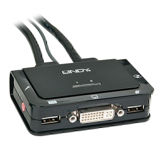 Lindy 2 Port DVI KVM Switch  - 42341