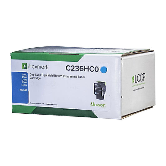 Lexmark C2360C0 Cyan Toner 1,000 pages - C2360C0