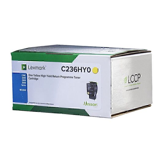 Lexmark C2360Y0 Yellow Toner 1,000 pages - C2360Y0