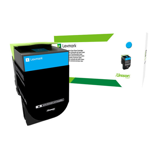 Lexmark 708HC HY Cyan Toner 3,000 pages - 70C8HCE