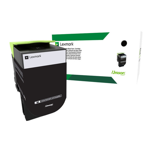 Lexmark 708K Black Toner 1,000 pages - 70C80K0