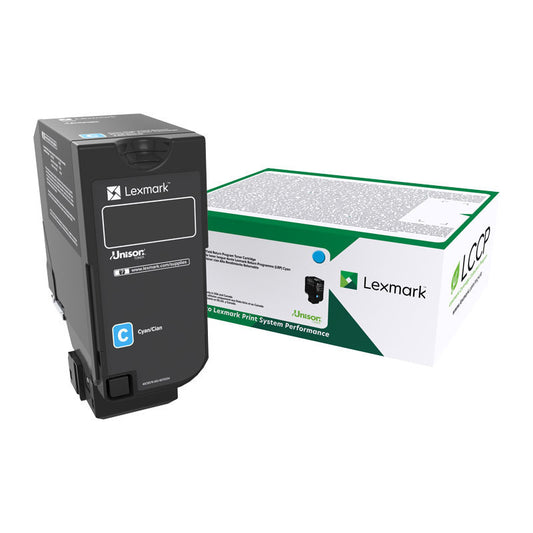 Lexmark 74C6HC0 HY Cyan Toner 12,000 pages - 74C6HC0