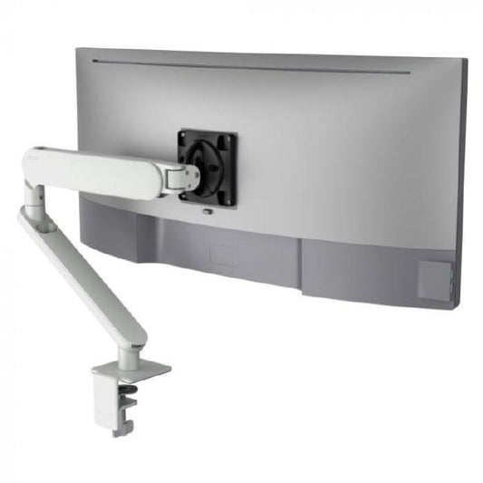 Atdec ORA High-Performance Monitor Arm F-Clamp - Up to 35" screens flat or curved 2-8kg, White AW-ORA-F-W
