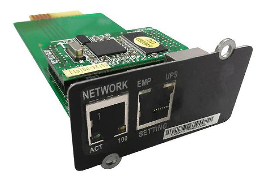 ION F-SNMP Network Management Card, Dual Port Internal SNMP card for F16 and F18 UPS, 43.1mm x 68.4mm x 133.3mm, 3 Year Advanced Replacement Warranty F-SNMP