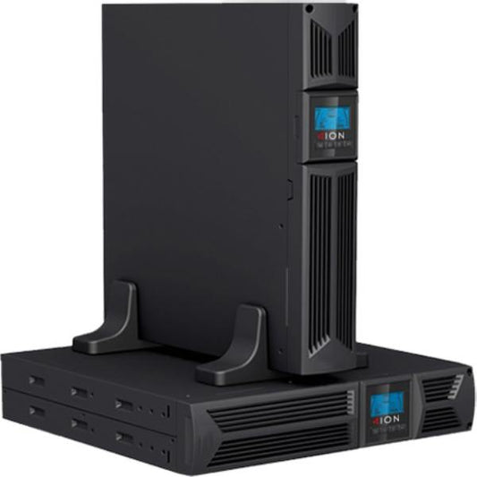 ION F16 1000VA / 900W Line Interactive 2U Rack/Tower UPS, 8 x C13 (Two Groups of 4 x C13), 3 Year Advanced Replacement Warranty. Rail Kit Inc. F16-1000