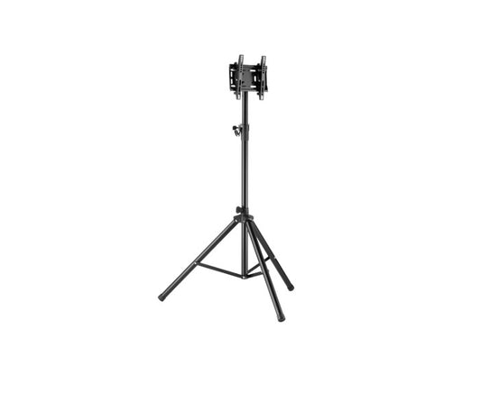 Brateck Mobile Spring assisted Display Floor Stand Fit Most 17'-35' Monitor Up to 10kg per screen VESA 75x75/100x100(NEW) Black colour  FS38-22T