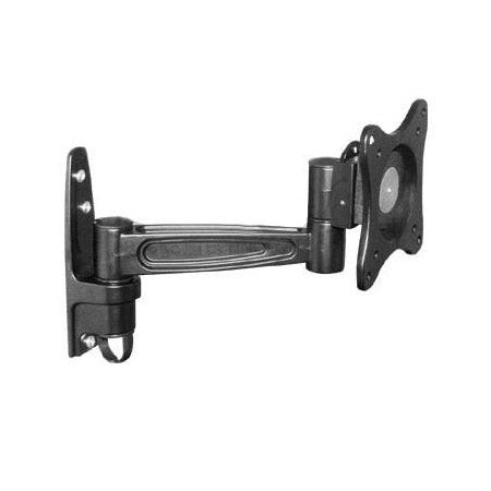 Brateck Single Monitor Wall Mount tilting & Swivel Wall Bracket Mount VESA 75mm/100mm For most 13''-27' LED, LCD flat panel TVs; up to 15kg LCD-142