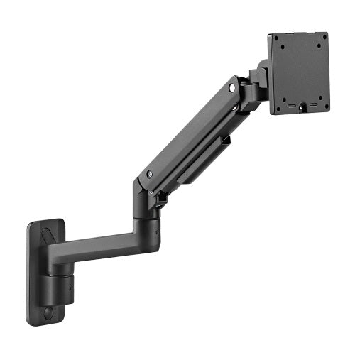 Brateck Fabulous Wall Mounted Heavy-Duty Gas Spring Monitor Arm 17'-49', Weight Capacity (per screen)20kg(Black) LDA69-1112