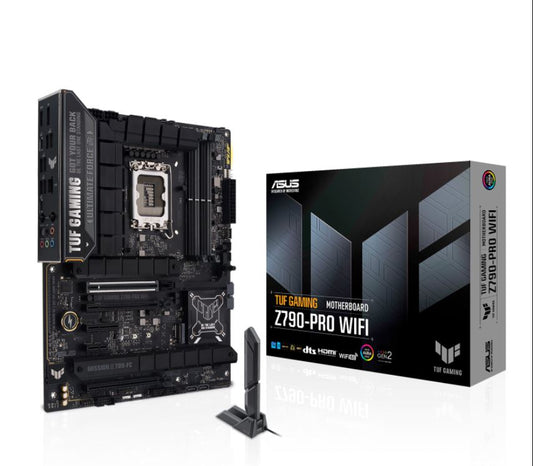 ASUS Z790 TUF GAMING Z790-PRO WIFI 6E (14th Gen) 192GB, 4x DDR5, PCIe 5.0 slot, 4 xM.2 slots, 4 x SATA, 2.5Gb TUF GAMING Z790-PRO WIFI