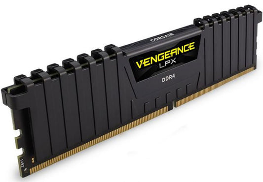 Corsair Vengeance LPX 16GB (1x16GB) DDR4 3000MHz C16 Desktop Gaming Memory Black CMK16GX4M1D3000C16