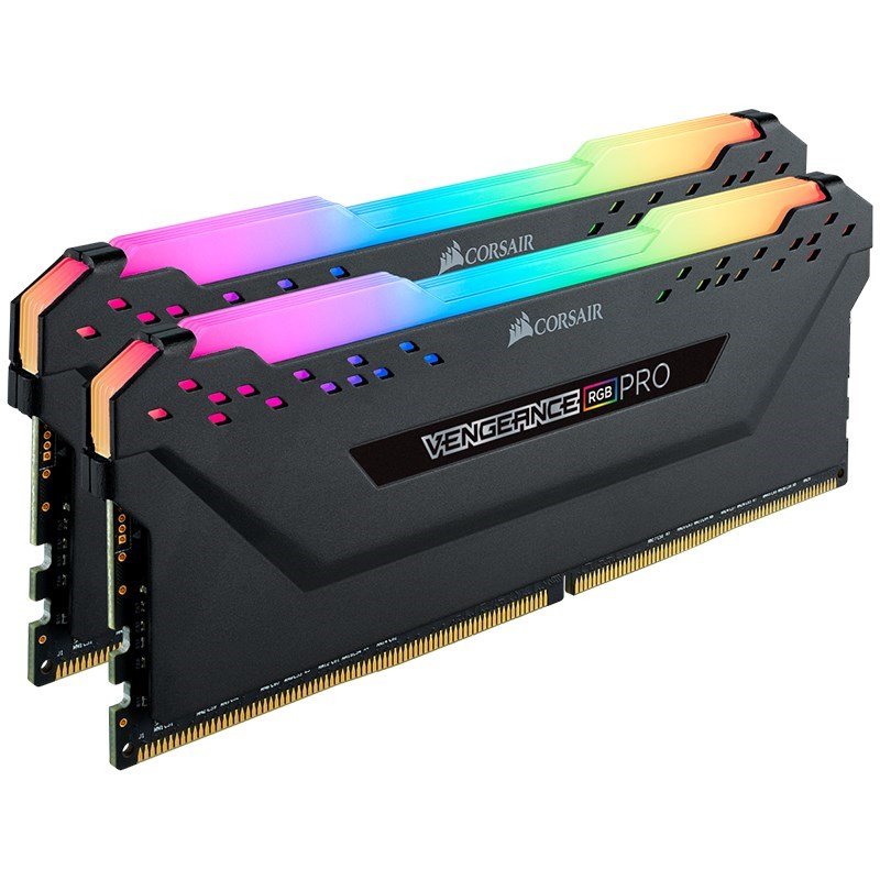 Corsair Vengeance RGB PRO 32GB (2x16GB) DDR4 2666MHz C16 Desktop Gaming Memory CMW32GX4M2A2666C16