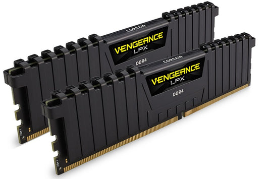 Corsair Vengeance LPX 32GB (2x16GB) DDR4 2400MHz C14 Desktop Gaming Memory Black CMK32GX4M2A2400C14