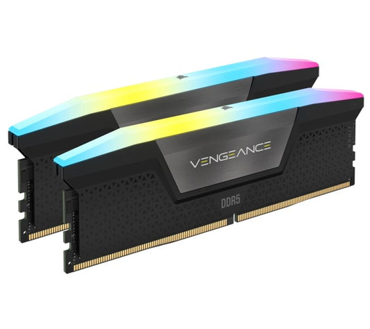 Corsair Vengeance 96GB (2x48GB) DDR5 UDIMM 5200MHz C38 1.25V Desktop Gaming Memory Black CMK96GX5M2B5200C38