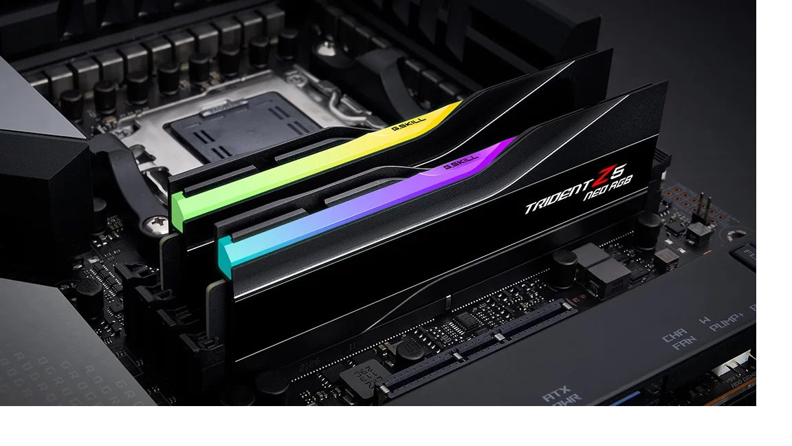 G.SKILL F5-6000J3238F16GX2-TZ5NR 32GB (2 x 16GB)/ DDR5 6000 MT/s/ Timings 32-38-38-96/ Voltage 1.35V/ TZ5 NEO RGB F5-6000J3238F16GX2-TZ5NR