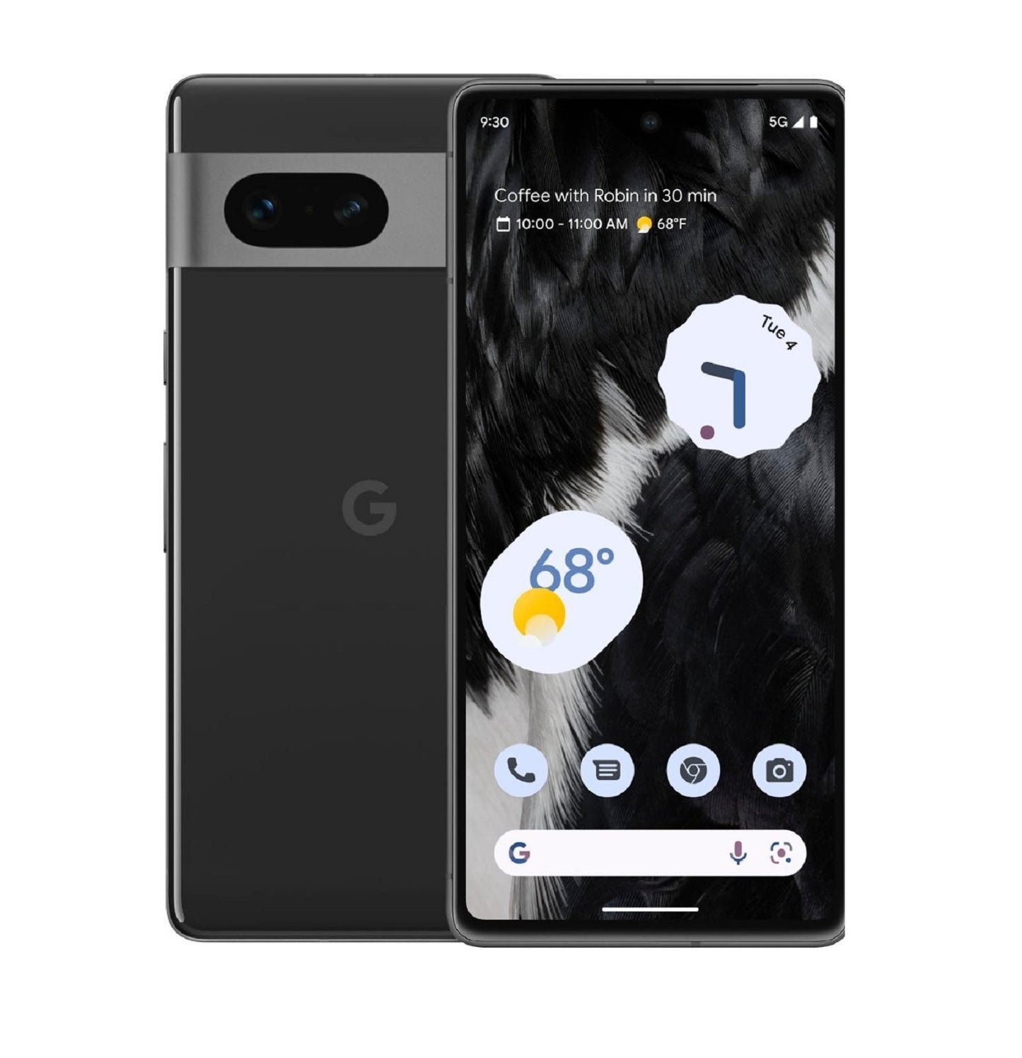 Google Pixel 7 5G 128GB - Obsidian (GA03923-US)*AU STOCK*, 6.3', Full HD+, 90Hz, 8GB/128GB, 50MP/10.8MP, Single SIM + eSIM, 4355mAh, 2 Years Warranty GA03923-US