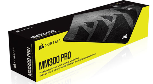 Corsair MM300 PRO Premium Spill-Proof Cloth Gaming Mouse Pad - Medium - 360mm x 300mm x 3mm, Graphic Surface CH-9413631-WW