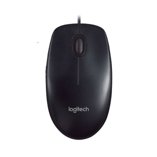 Logitech M90 USB Wired Optical Mouse 1000dpi for PC Laptop Mac Full Size Comfort smooth mover ~B100 910-001795