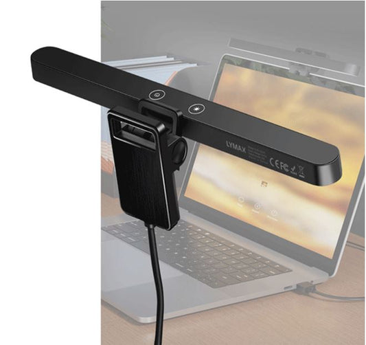 Sansai GL-T133 Laptop Monitor Light Bar 3 kind of color temperature RA80 high color rendering Magnetic rotation structure USB powered 2 touching key GL-T133