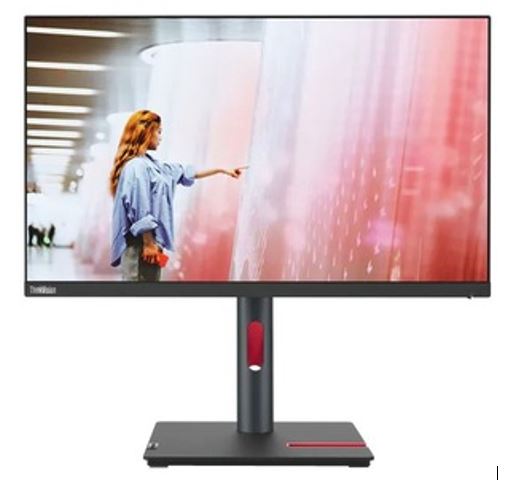 Lenovo ThinkVision P24q-30 23.8' 24' 24' QHD IPS Monitor 2K 2560x1440 16:9 Height Adjustable Tilt Swivel Pivot HDMI DP1.4 DP 4xUSB3.2 Hub 3yr 63B4GAR6AU