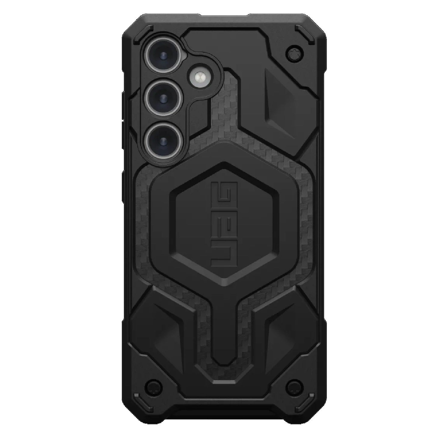 UAG Monarch Pro Magnetic Samsung Galaxy S24 5G (6.2') Rugged Case - Carbon Fiber (214412114242), 25ft. Drop Protection (7.6M), 10 Years Warranty 214412114242