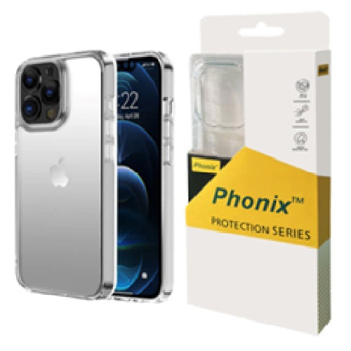 Phonix Apple iPhone 15 Pro (6.1') Clear Rock Shockproof Case - Ultra-thin, lightweight, Non-slip, Shockproof, strong and durable materials 6976552040211
