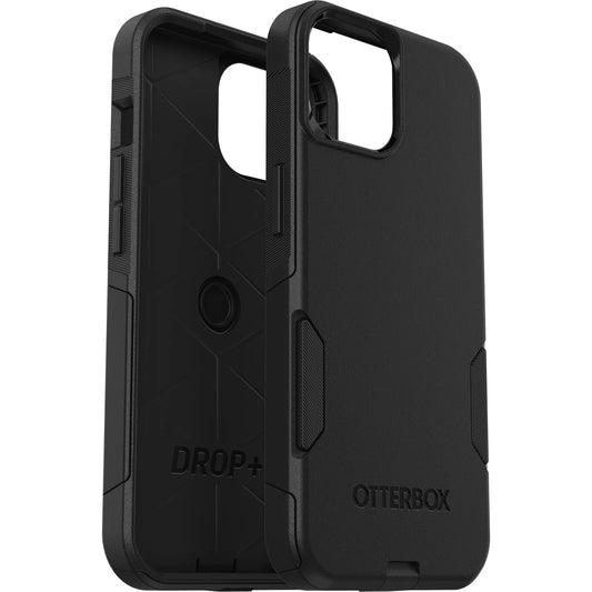 OtterBox Commuter Apple iPhone 15 Pro Max (6.7') Case Black - (77-92589), Antimicrobial, DROP+ 3X Military Standard, Dual-Layer, Raised Edges, Port Covers 77-92589