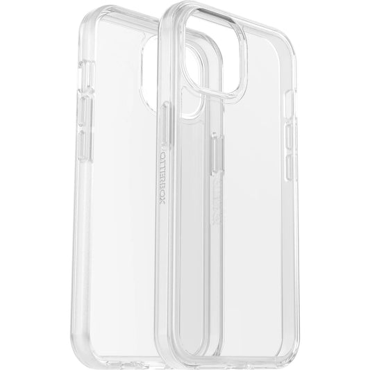 OtterBox Symmetry Clear Apple iPhone 15 / iPhone 14 / iPhone 13 (6.1') Case Clear - (77-92668), Antimicrobial, DROP+ 3X Military Standard, Raised Edges 77-92668