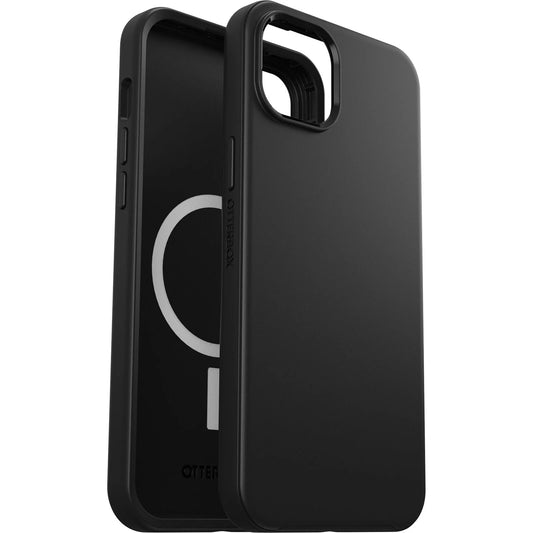 OtterBox Symmetry+ MagSafe Apple iPhone 15 Plus / iPhone 14 Plus (6.7') Case Black - (77-92866), Antimicrobial, DROP+ 3X Military Standard, Raised Edges 77-92866