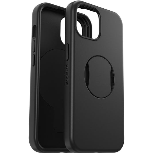 OtterBox OtterGrip Symmetry MagSafe Apple iPhone 15 Plus / iPhone 14 Plus (6.7') Case Black - (77-93152), Antimicrobial, DROP+ 3X Military Standard 77-93152
