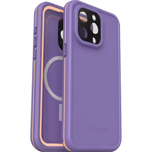OtterBox Fre MagSafe Apple iPhone 15 Pro Max (6.7') Case Rule of Plum (Purple) - (77-93431), DROP+ 5X Military Standard, 2M WaterProof 77-93431