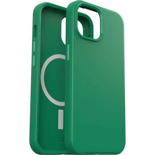 OtterBox Symmetry+ MagSafe Apple iPhone 15 / iPhone 14 / iPhone 13 (6.1') Case Green Juice (Green) - (77-94032), Antimicrobial 77-94032