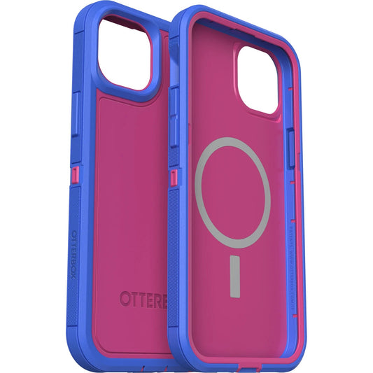 OtterBox Defender XT MagSafe Apple iPhone 14 Plus Case Blooming Lotus (Pink) - (77-89112), DROP+ 5X Military Standard, Raised Edges, 7 Years Warranty 77-89112