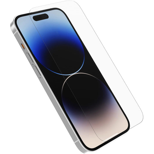 OtterBox Amplify Glass Apple iPhone 14 Pro Screen Protector Clear - (77-88850), Antimicrobial, 5X Anti-Scratch, Survive 6ft Drops, 9H Surface Hardness 77-88850