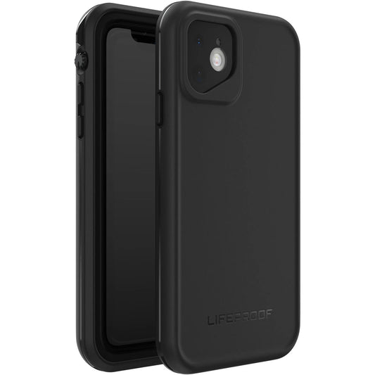 LifeProof FRE Apple iPhone 11 Case Black - (77-62484), WaterProof, 2M DropProof, DirtProof, SnowProof, 360 Protection Built-In Screen-Cover 77-62484